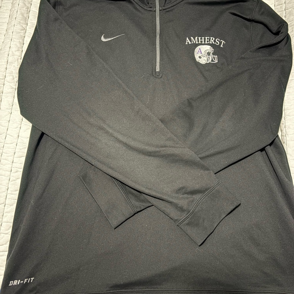 Nike Black Dri-Fit Pullover - Amherst college